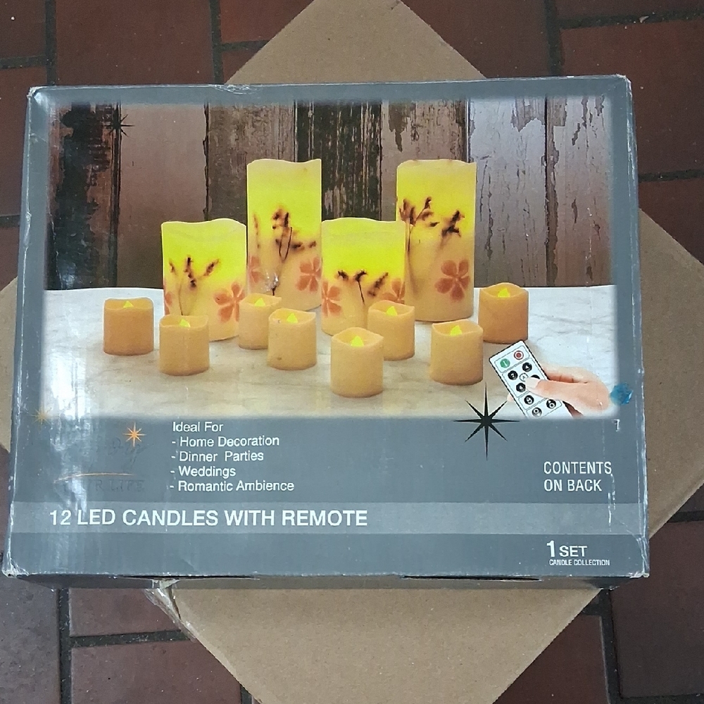 LED Candles With Remote